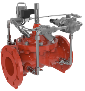 CLA-VAL 98-31 : 2-Stage Pressure Management Control Valve with e-Timer-33 Electronic Autonomous Controller
